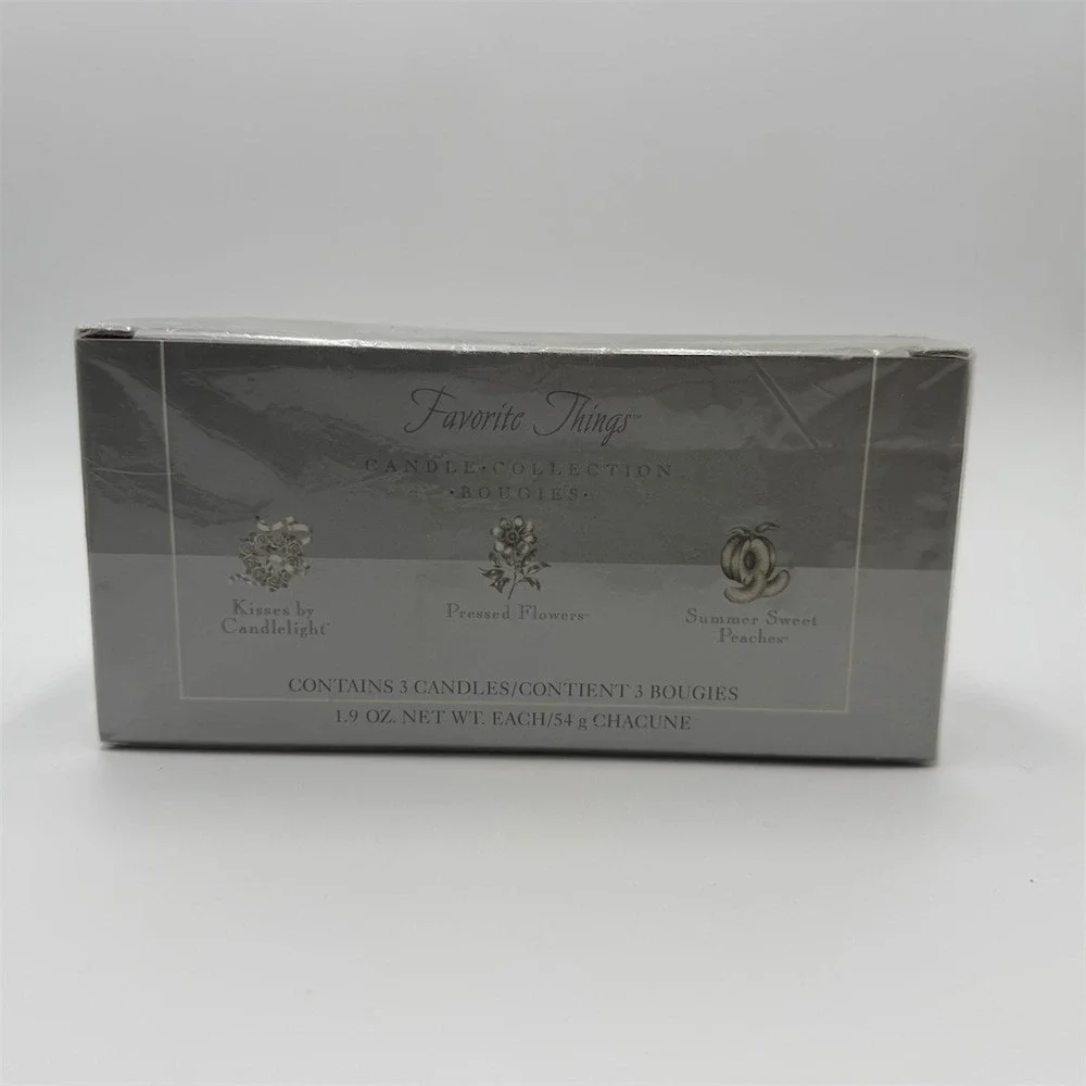 Mary Kay Favorite Things Scented Candle Set 3 Mini 1.9 oz Gift Set‎ new in box